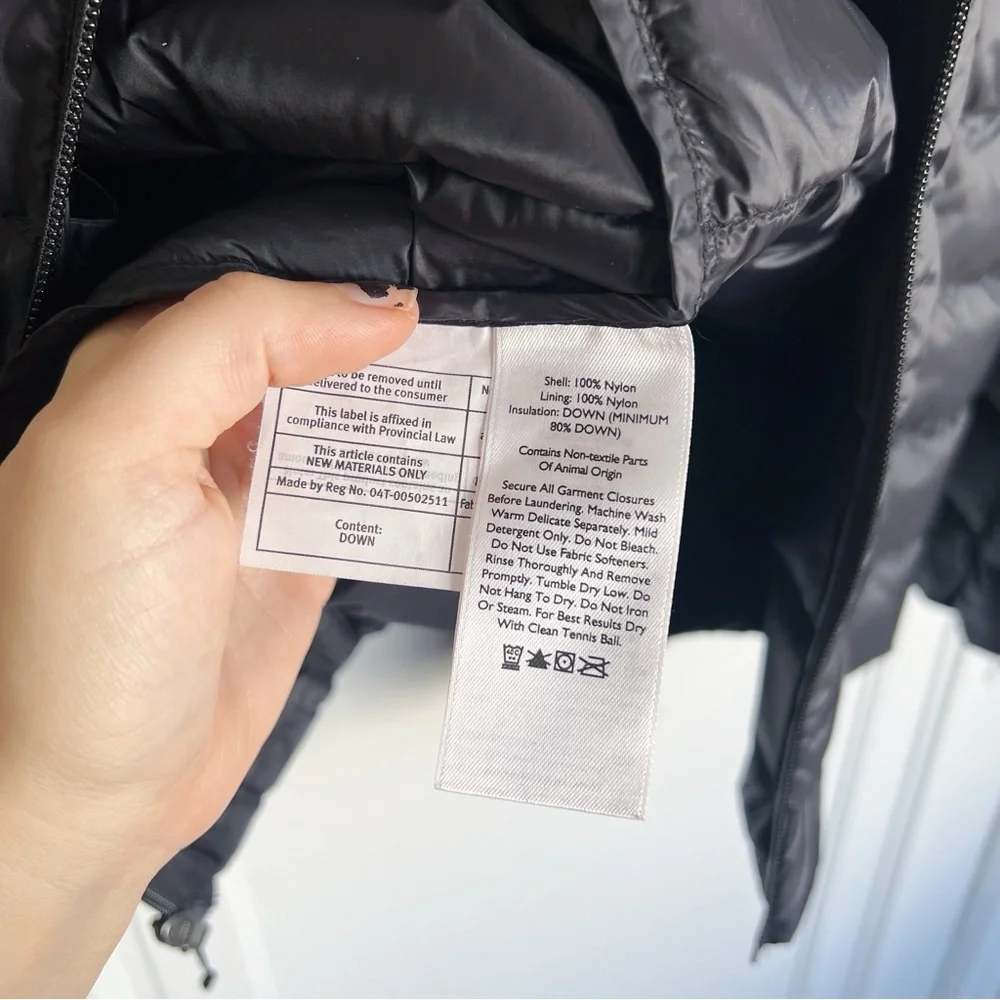 Eddie Bauer • CirrusLite Down Hooded Jacket black puffer quilted winter snow 650 - Picture 8 of 12